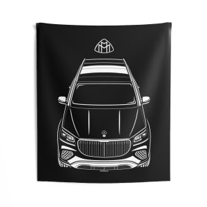 Mercedes GLS 600 Maybach 2024 Tapestry 50 x 60 inch by Auto Art Apparel