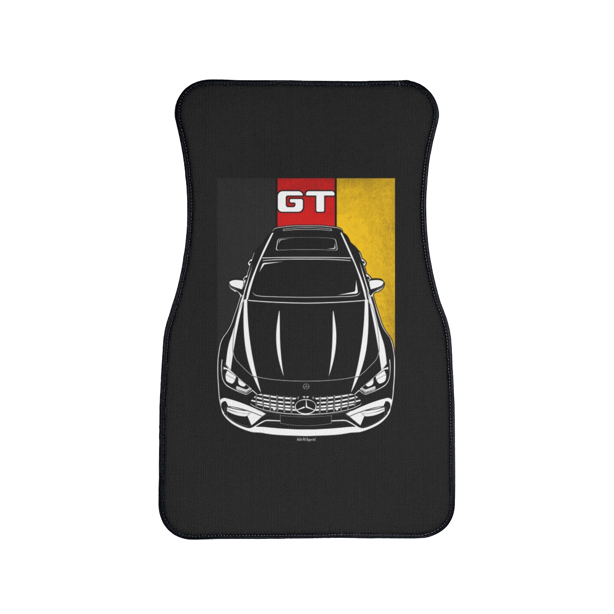 Mercedes GT AMG 4 Door Coupe Car Mat - Germany Flag Floor Mats Front Carpet Floor Mats by Auto Art Apparel