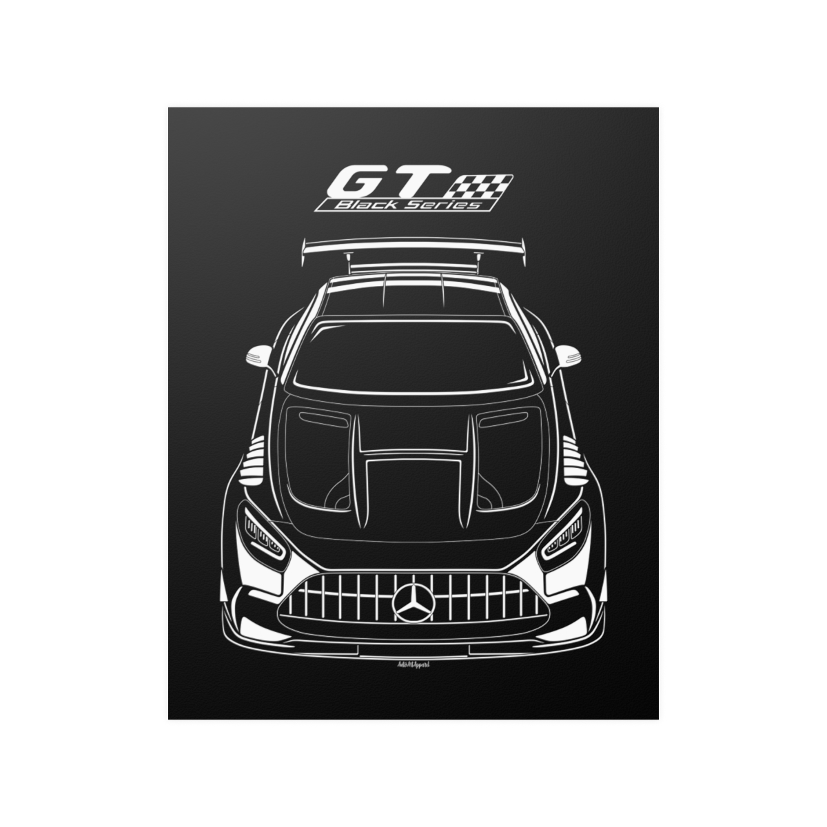 Mercedes GT Black Series AMG 2021-2023 Poster 16 x 20 inch by Auto Art Apparel