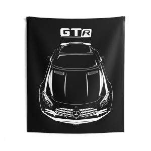 Mercedes GT R AMG Tapestry 50 x 60 inch by Auto Art Apparel