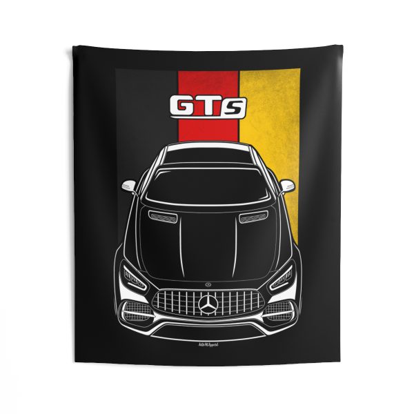 Mercedes GT S AMG 2020-2023 Tapestry - Germany Flag Wall Art 50 x 60 inch by Auto Art Apparel