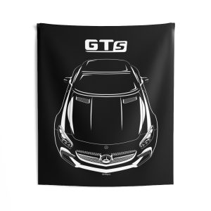 Mercedes GT S AMG Tapestry 50 x 60 inch by Auto Art Apparel