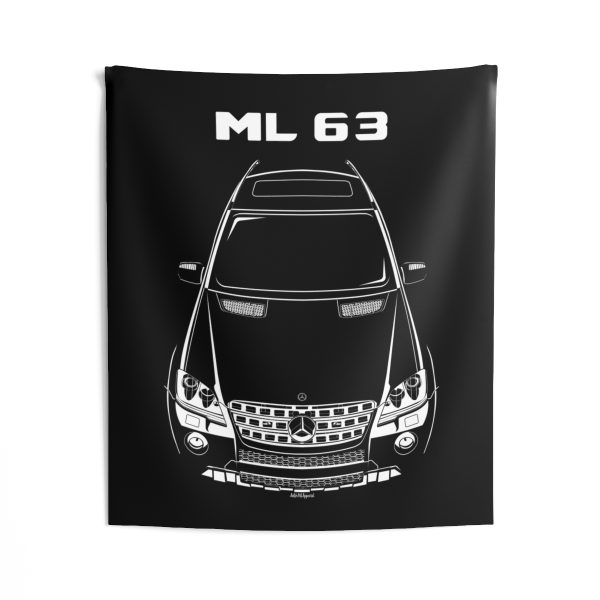 Mercedes ML63 AMG 2009-2011 Tapestry 50 x 60 inch by Auto Art Apparel