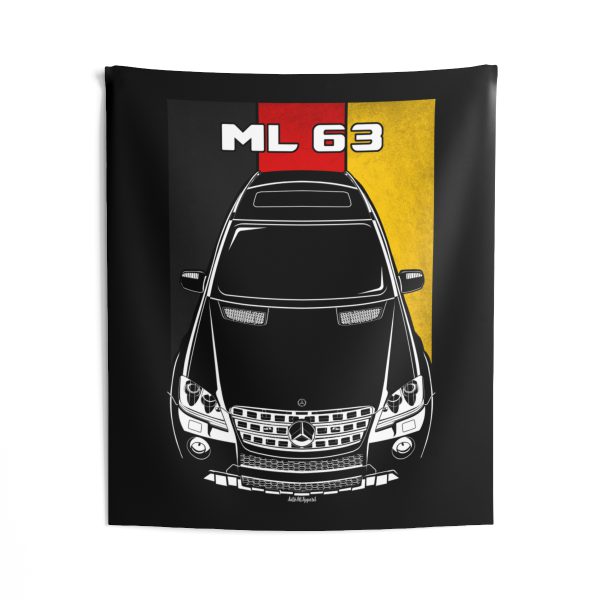 Mercedes ML63 AMG 2009-2011 Tapestry - Germany Flag Wall Art 50 x 60 inch by Auto Art Apparel