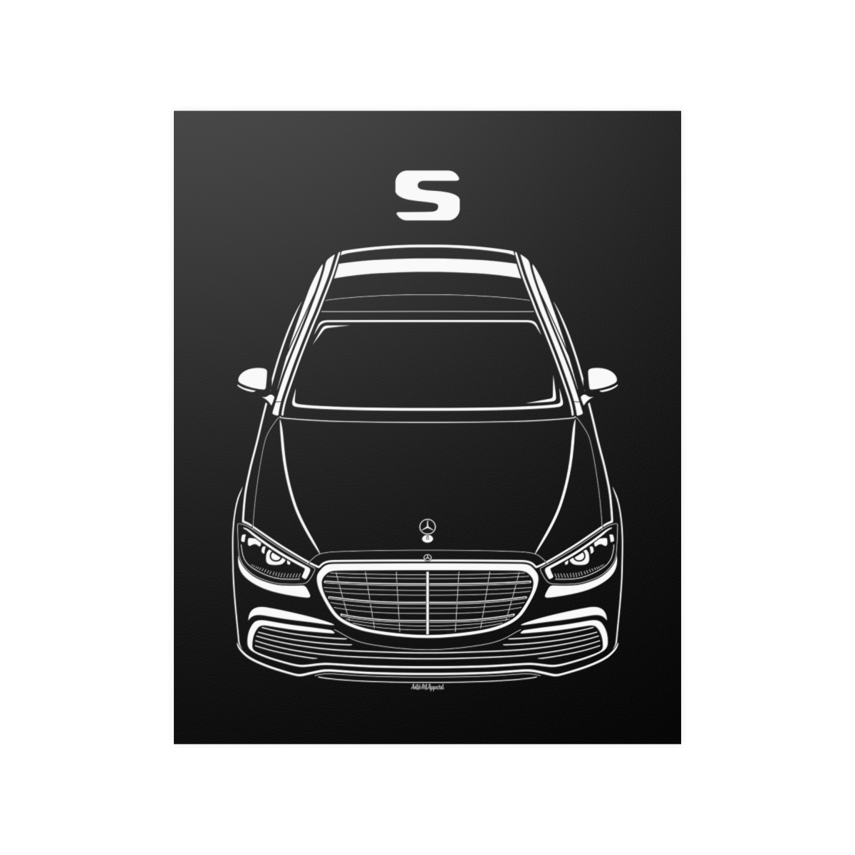 Mercedes S Class 2021-2024 Poster 16 x 20 inch by Auto Art Apparel