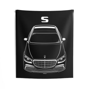 Mercedes S Class 2021-2024 Tapestry 50 x 60 inch by Auto Art Apparel