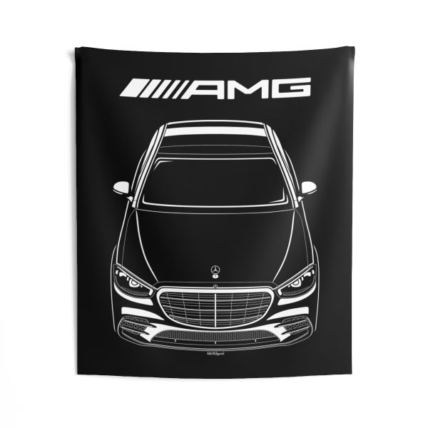 Mercedes S Class AMG 2021-2024 Tapestry 50 x 60 inch by Auto Art Apparel