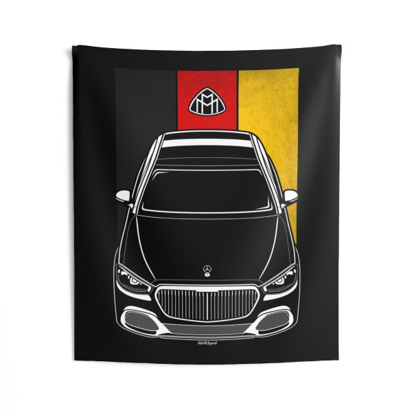 Mercedes S Class Maybach 2021-2024 Tapestry - Germany Flag Wall Art 50 x 60 inch by Auto Art Apparel
