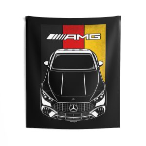 Mercedes SL63 AMG 2022-2024 Tapestry - Germany Flag Wall Art 50 x 60 inch by Auto Art Apparel