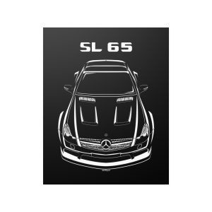 Mercedes SL65 AMG Black Series 2008-2011 Poster 16 x 20 inch by Auto Art Apparel