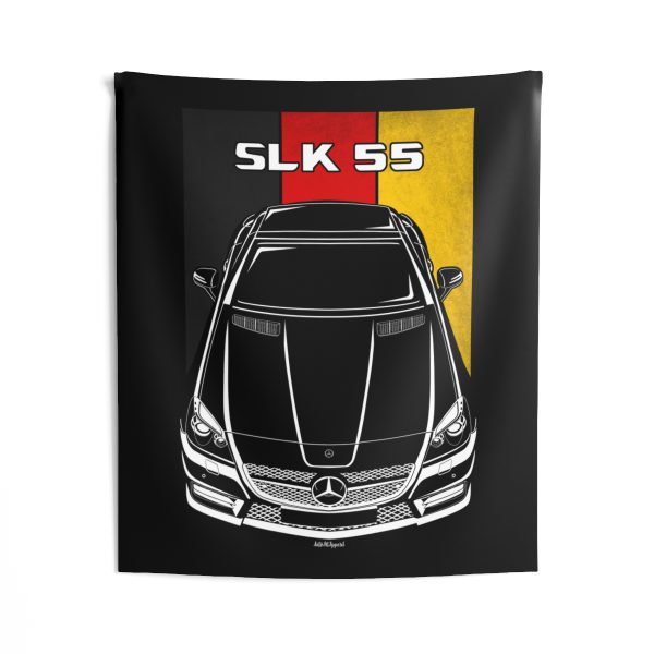 Mercedes SLK55 AMG 2012-2015 Tapestry - Germany Flag Wall Art 50 x 60 inch by Auto Art Apparel