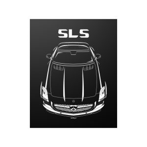 Mercedes SLS AMG Poster 16 x 20 inch by Auto Art Apparel