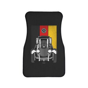 Mercedes SSK Roadster Car Mat - Germany Flag Floor Mats Front Carpet Floor Mats by Auto Art Apparel