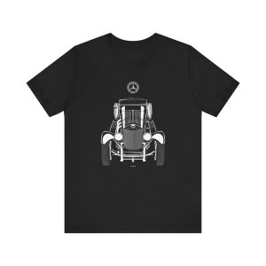 Mercedes SSK Roadster T-shirt Black by Auto Art Apparel