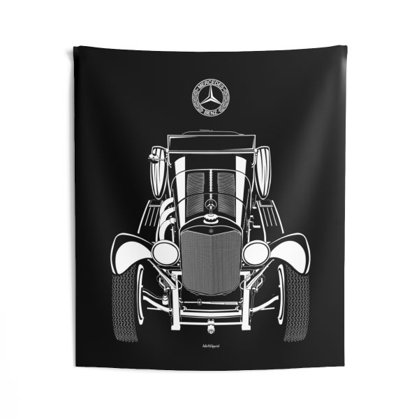 Mercedes SSK Roadster Tapestry 50 x 60 inch by Auto Art Apparel
