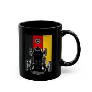 Mercedes W154 Mug - Germany Flag Coffee Mug 11 oz by Auto Art Apparel
