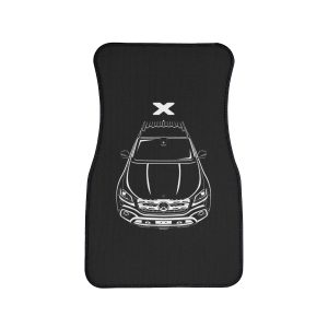 Mercedes X Class Car Mat Front Carpet Floor Mats by Auto Art Apparel