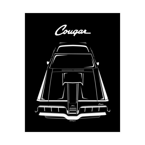 Mercury Cougar 1970 Poster 16 x 20 inch by Auto Art Apparel