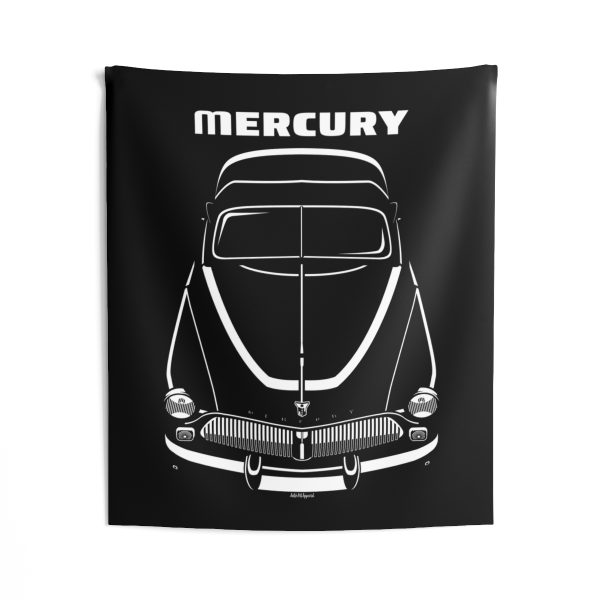 Mercury Coupe 1949 Tapestry 50 x 60 inch by Auto Art Apparel