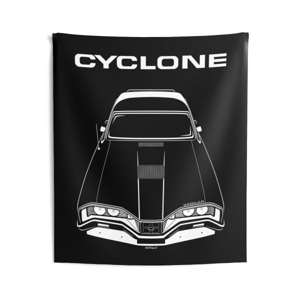 Mercury Cyclone Spoiler 1970-1971 Tapestry 50 x 60 inch by Auto Art Apparel