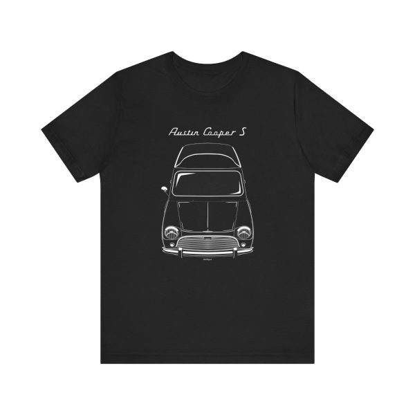 Mini Cooper S Mark 1 T-shirt Black by Auto Art Apparel