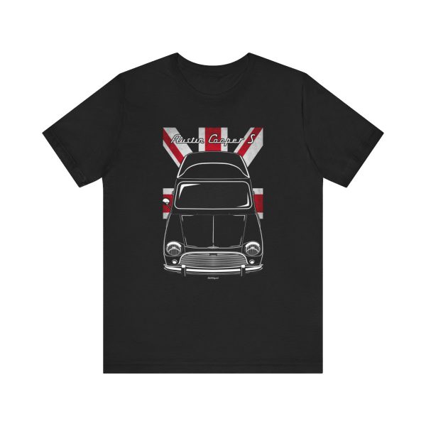 Mini Cooper S Mark 1 T-shirt - UK Flag Shirt by Auto Art Apparel