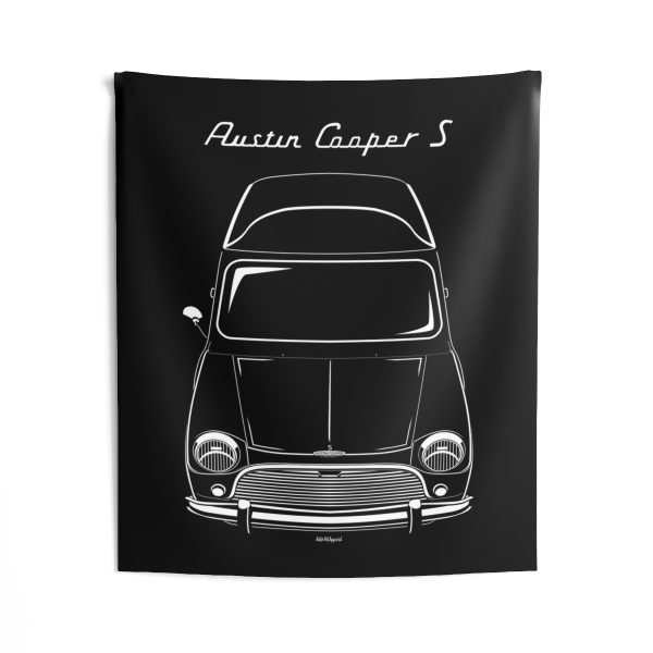 Mini Cooper S Mark 1 Tapestry 50 x 60 inch by Auto Art Apparel
