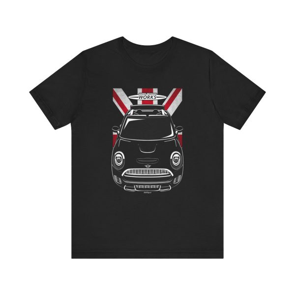 Mini John Cooper Works Convertible T-shirt - UK Flag Shirt by Auto Art Apparel