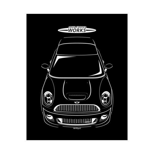 Mini John Cooper Works GP 2012-2014 Poster 16 x 20 inch by Auto Art Apparel