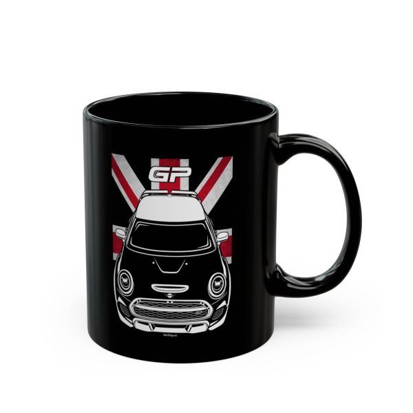 Mini John Cooper Works GP 2021-2024 Mug - UK Flag Coffee Mug 11 oz by Auto Art Apparel