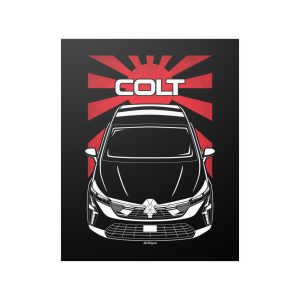 Mitsubishi Colt 2023-2024 Poster - JDM Print 16 x 20 inch by Auto Art Apparel