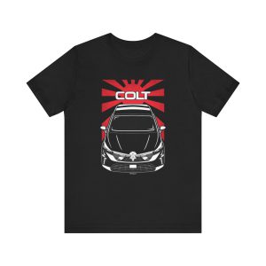 Mitsubishi Colt 2023-2024 T-shirt - JDM Shirt Black by Auto Art Apparel