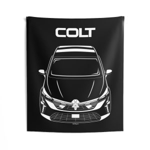 Mitsubishi Colt 2023-2024 Tapestry 50 x 60 inch by Auto Art Apparel