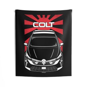 Mitsubishi Colt 2023-2024 Tapestry - JDM Wall Art 50 x 60 inch by Auto Art Apparel