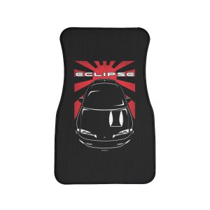 Mitsubishi Eclipse 2nd gen 1995-1999 Car Mat - JDM Floor Mats Front Carpet Floor Mats by Auto Art Apparel