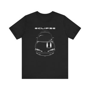 Mitsubishi Eclipse 2nd gen 1995-1999 T-shirt Black by Auto Art Apparel