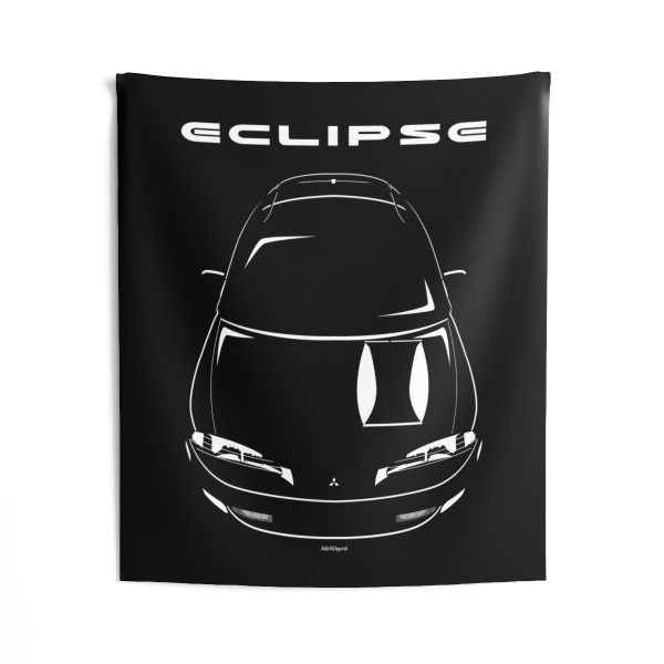 Mitsubishi Eclipse 2nd gen 1995-1999 Tapestry 50 x 60 inch by Auto Art Apparel