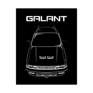 Mitsubishi Galant VR 4 6th gen 1988-1992 Poster 16 x 20 inch by Auto Art Apparel
