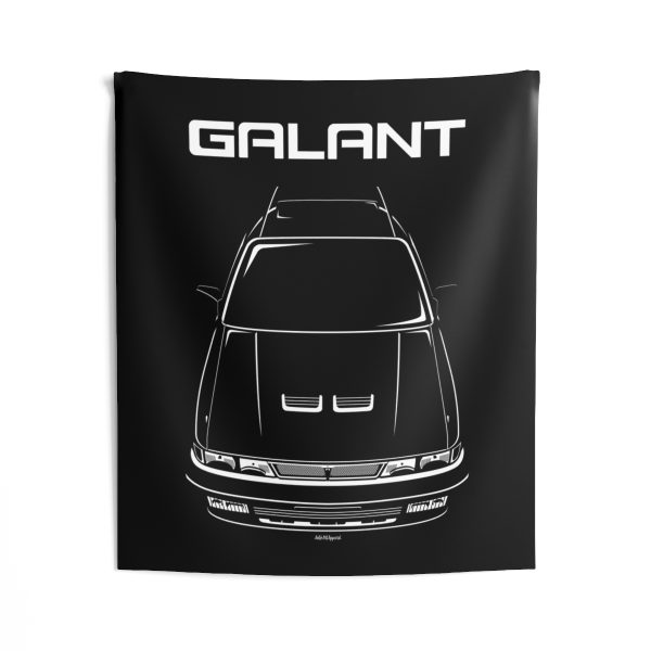Mitsubishi Galant VR 4 6th gen 1988-1992 Tapestry 50 x 60 inch by Auto Art Apparel