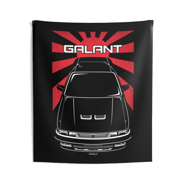Mitsubishi Galant VR 4 6th gen 1988-1992 Tapestry - JDM Wall Art 50 x 60 inch by Auto Art Apparel