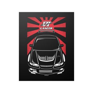 Mitsubishi Lancer Evolution VI 1999-2001 Poster - JDM Print 16 x 20 inch by Auto Art Apparel