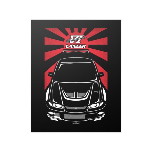 Mitsubishi Lancer Evolution VI 1999-2001 Poster - JDM Print 16 x 20 inch by Auto Art Apparel