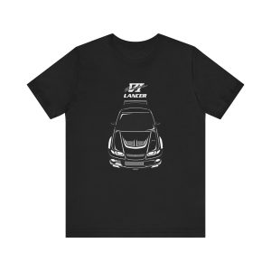 Mitsubishi Lancer Evolution VI 1999-2001 T-shirt Black by Auto Art Apparel