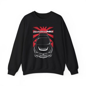 Mitsubishi Lancer Evolution VIII Evo 8 2003-2005 Sweatshirt - JDM Crewneck Black by Auto Art Apparel
