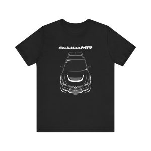 Mitsubishi Lancer Evolution VIII Evo 8 2003-2005 T-shirt Black by Auto Art Apparel
