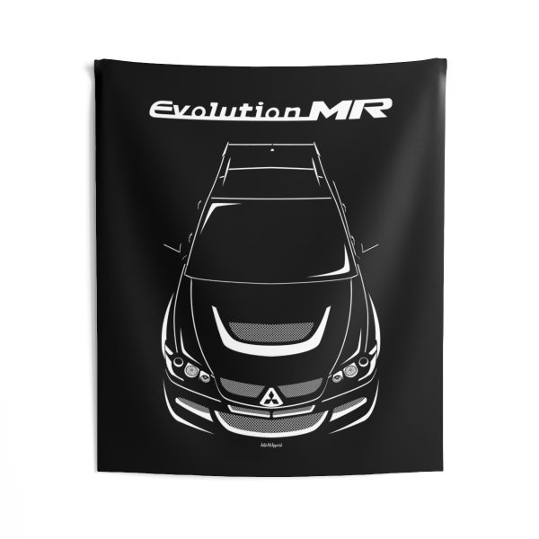 Mitsubishi Lancer Evolution VIII Evo 8 2003-2005 Tapestry 50 x 60 inch by Auto Art Apparel