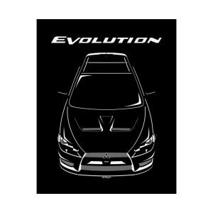 Mitsubishi Lancer Evolution X Evo 10 2008-2016 Poster 16 x 20 inch by Auto Art Apparel