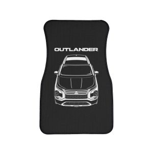 Mitsubishi Outlander 2022-2024 Car Mat Front Carpet Floor Mats by Auto Art Apparel