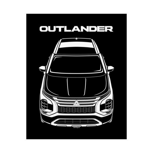 Mitsubishi Outlander 2022-2024 Poster 16 x 20 inch by Auto Art Apparel