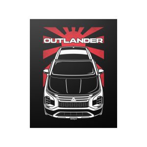 Mitsubishi Outlander 2022-2024 Poster - JDM Print 16 x 20 inch by Auto Art Apparel